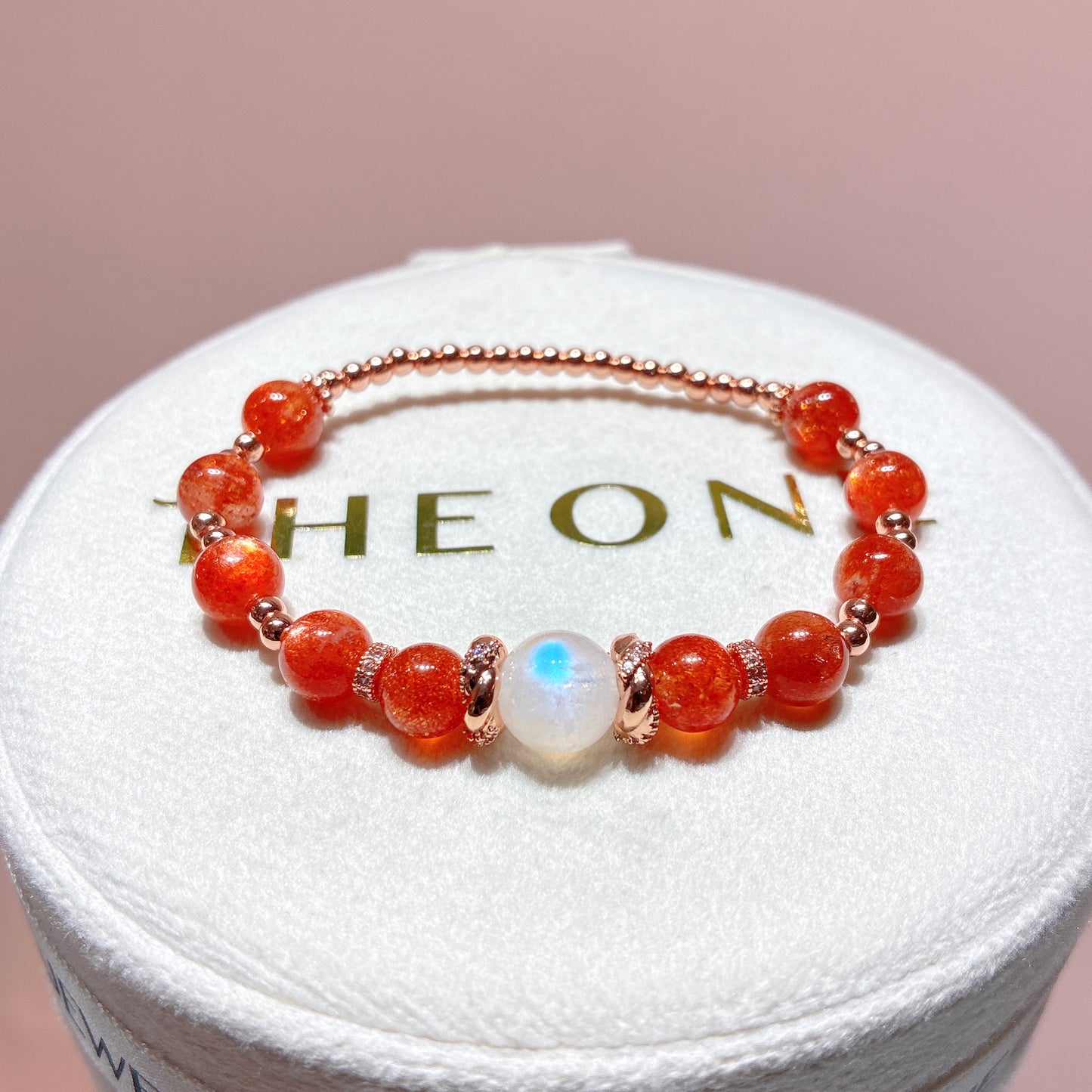 精品*金草莓太陽石 x 月亮石