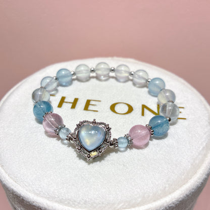 精品*冰種摩根石 x 海藍寶