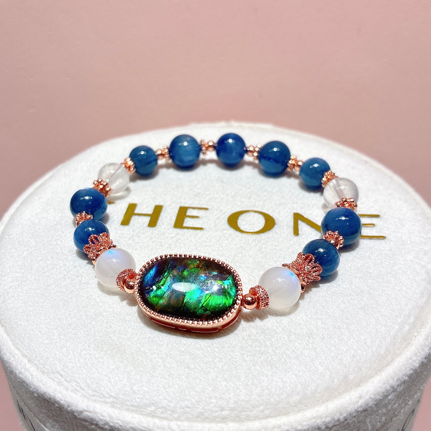 頂級*藍晶石 x 斑彩石