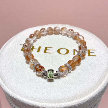 精品*羽毛鈦晶 x 綠隕石