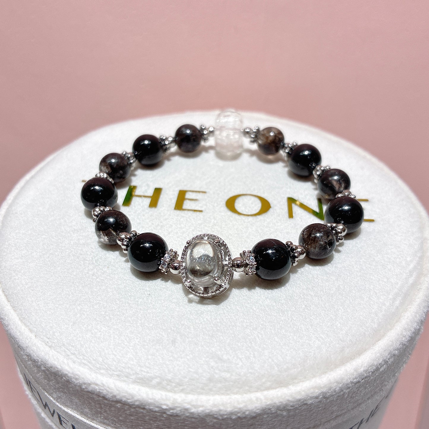 頂級*黑閃靈鑽 x 銀鈦晶