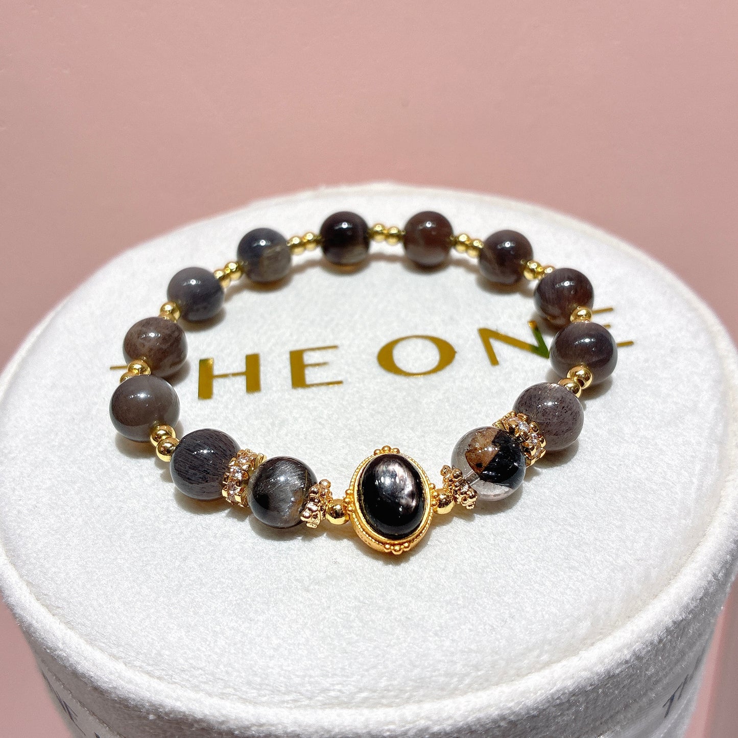 精品*黑金太陽石 x 金運石