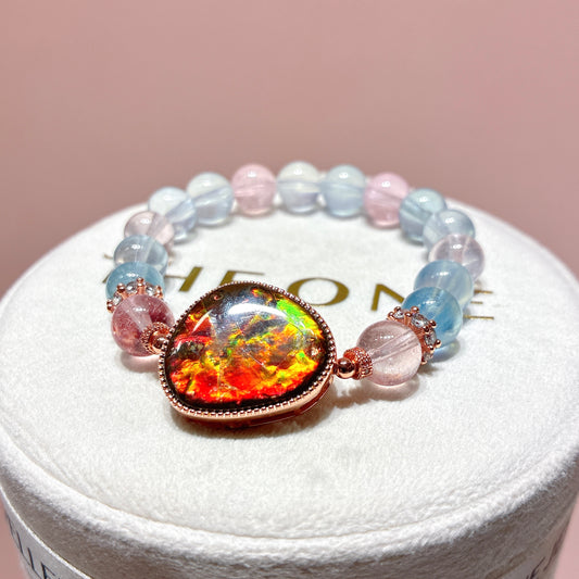 精品*冰種摩根石 x 斑彩石