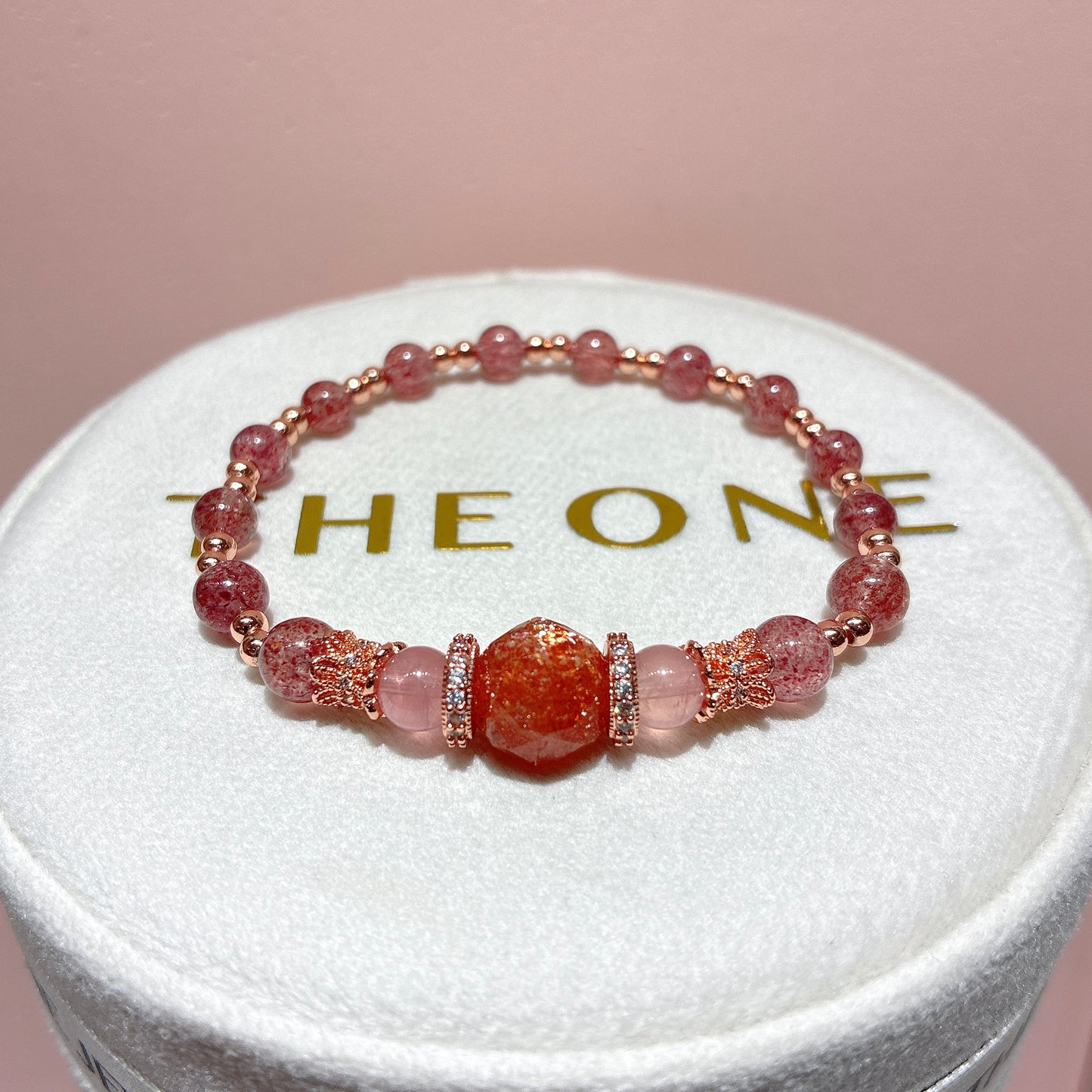 精品*草莓晶 x 金草莓太陽石