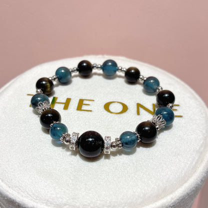 精品*魔鬼海藍寶 x 金曜石