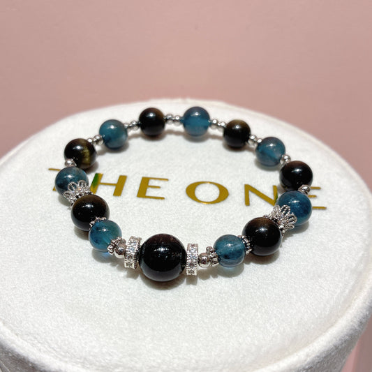 精品*魔鬼海藍寶 x 金曜石