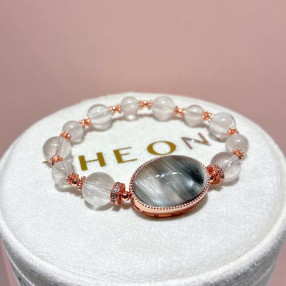 精品*白兔毛 x 灰藍兔毛