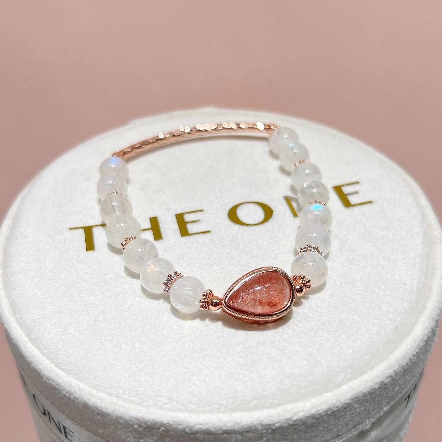 精品*馬島月亮石 x 士多啤梨晶