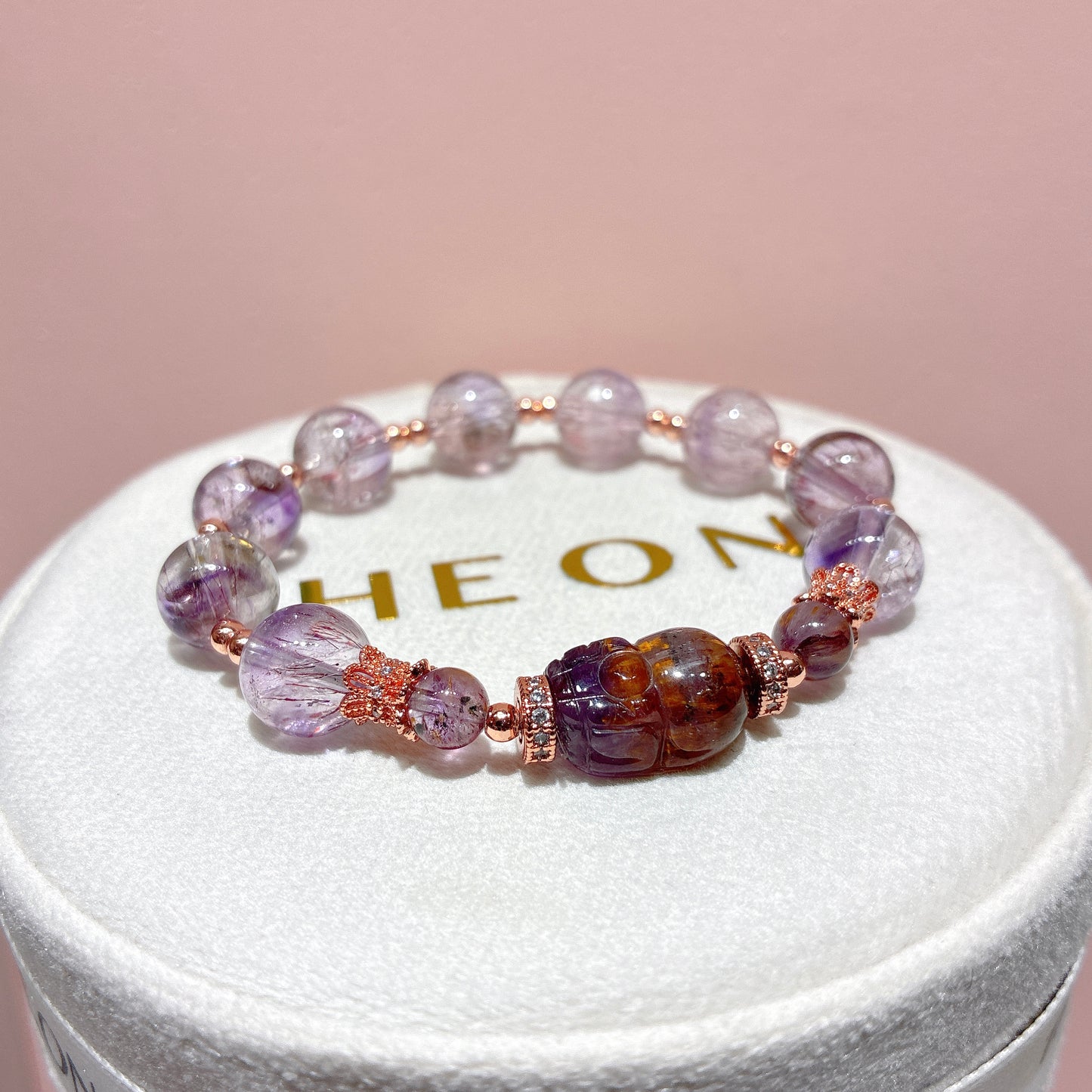 精品*紫超級七 x 紫鈦晶貔貅