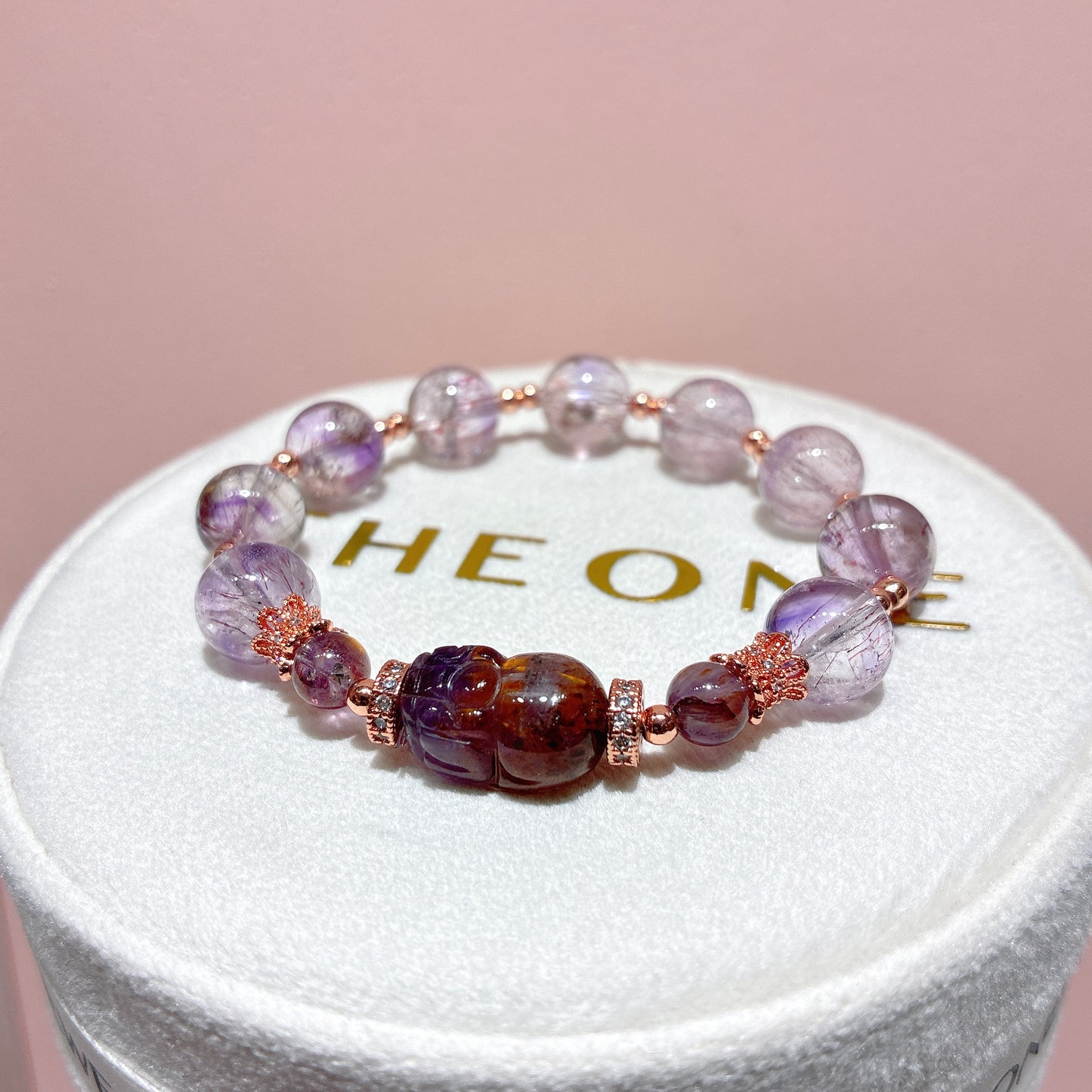 精品*紫超級七 x 紫鈦晶貔貅