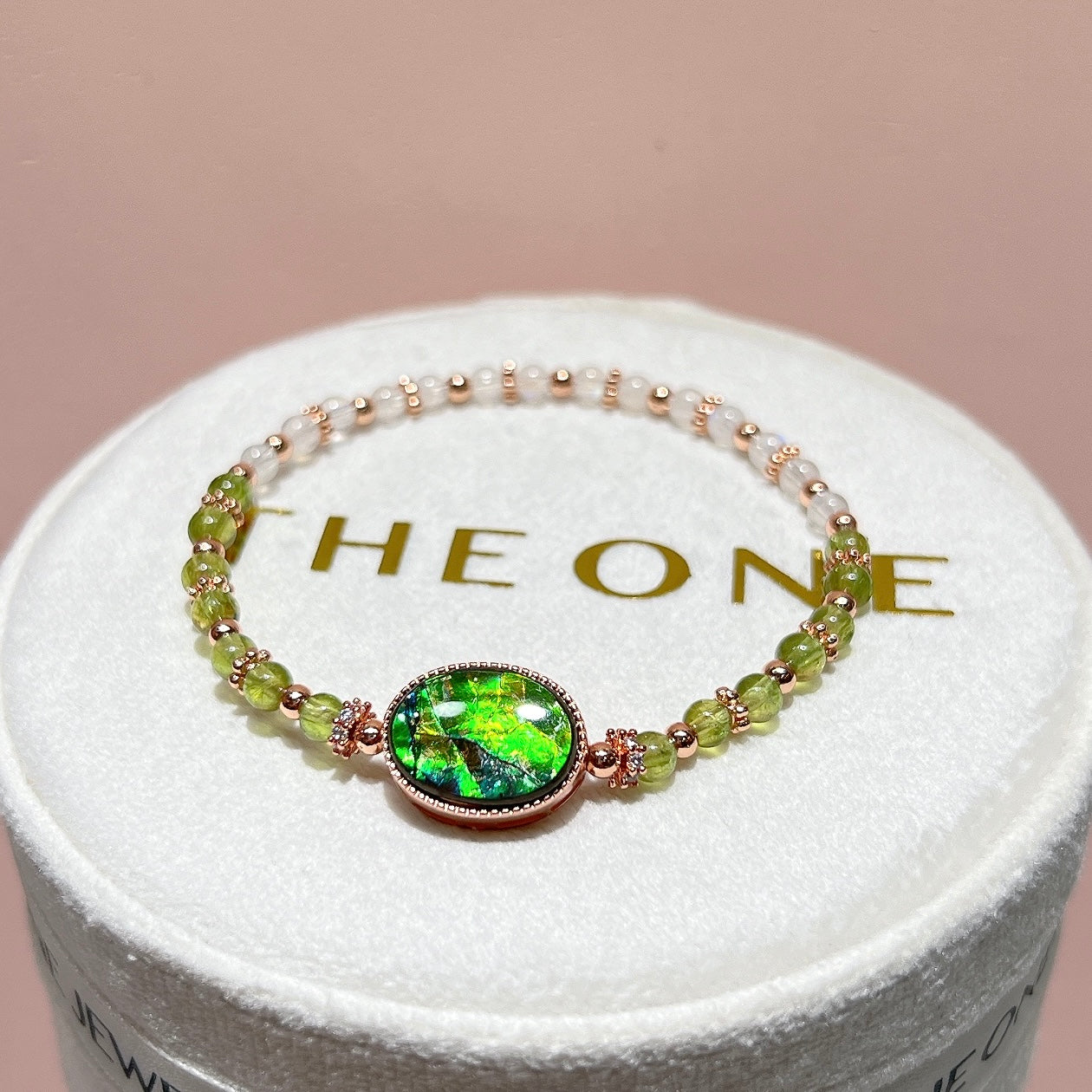 精品*綠碧璽 x 斑彩石