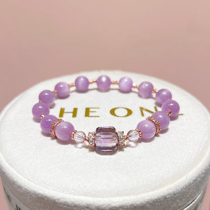 精品*紫鋰輝 x 紫水晶魔方