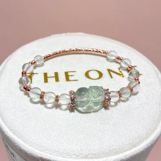 精品*翠幽靈 x 螢石貔貅