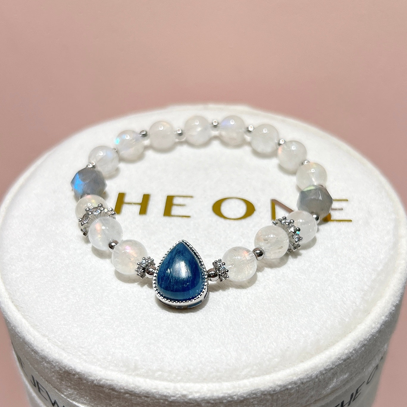 精品*馬島月亮石 x 藍晶石