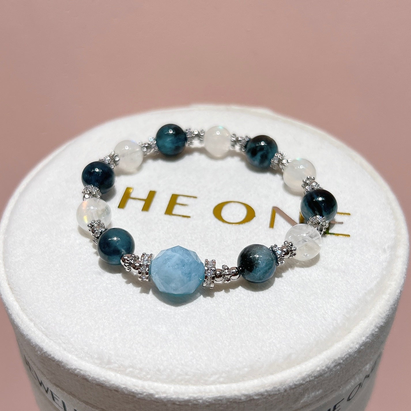 精品*馬島月亮石 x 海藍寶