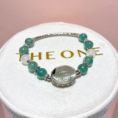 頂級*藍綠晶 x 綠幽靈