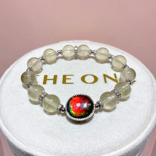 頂級*黃金隕石 x 斑彩石