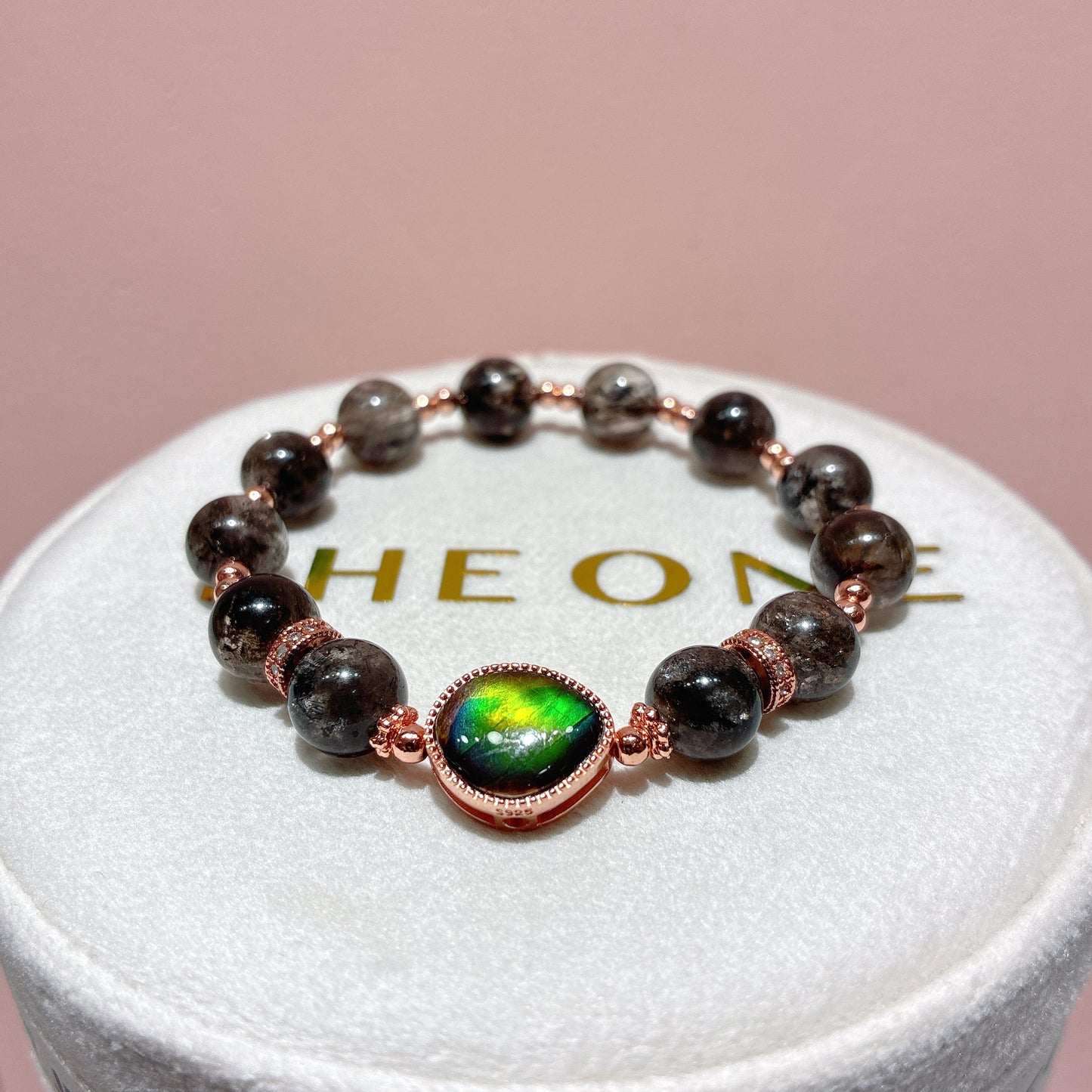 頂級*黑閃靈鑽 x 斑彩石