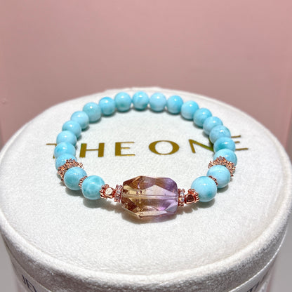 精品*拉利瑪 x 紫黃晶