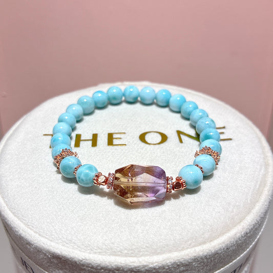 精品*拉利瑪 x 紫黃晶