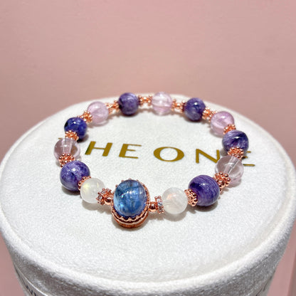 精品*紫龍晶 x 坦桑石