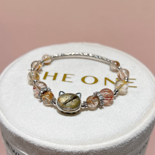 精品*金銅鈦晶 x 雲母水晶