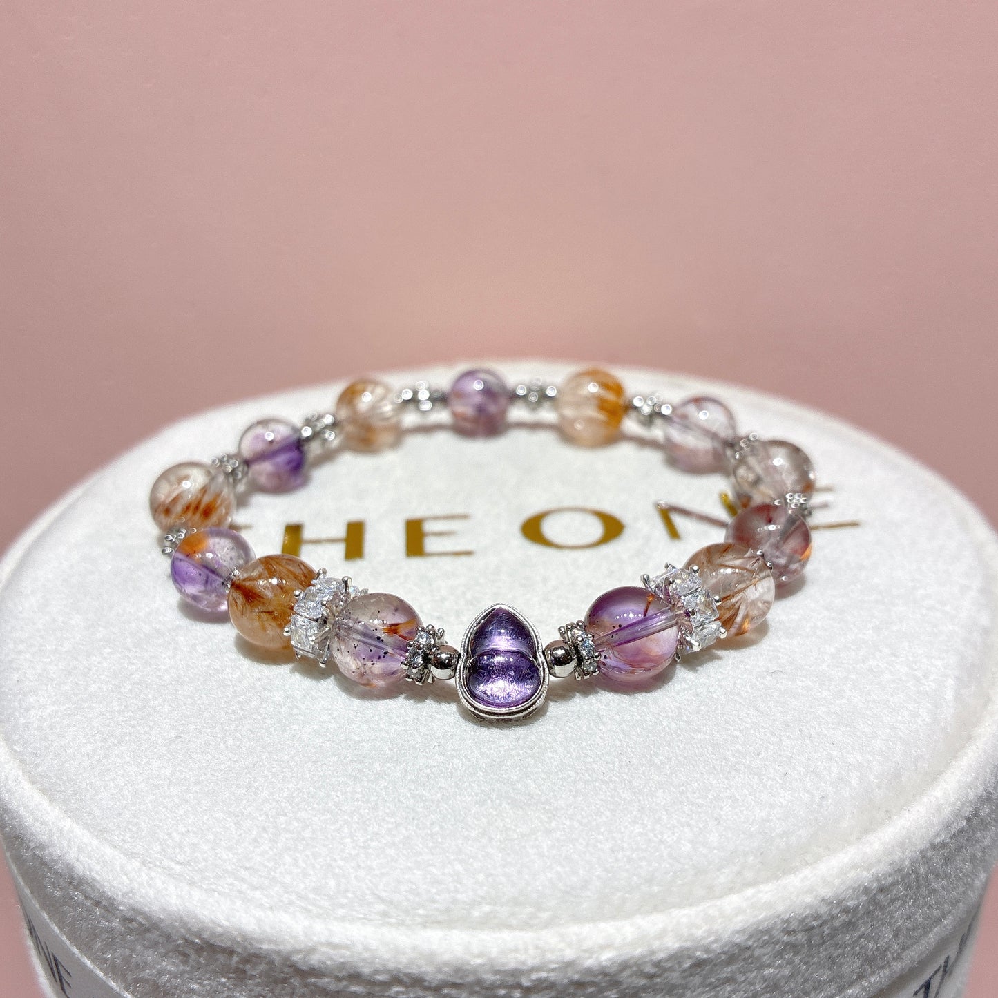 精品*羽毛鈦晶 x 紫晶葫蘆