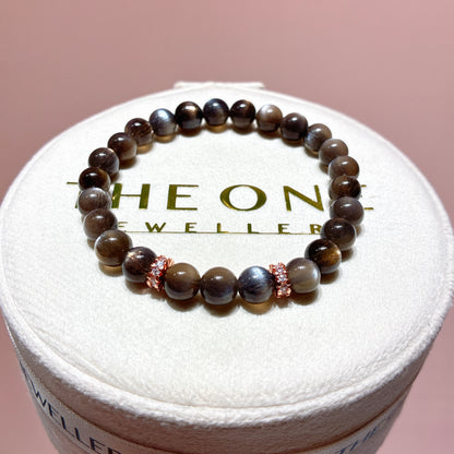 精品*黑金太陽石 7.3mm