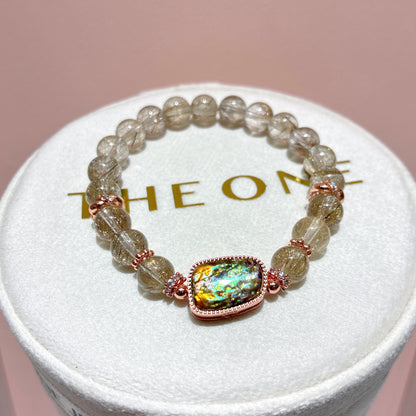 精品*鋼絲魔鬼髮 x 斑彩石