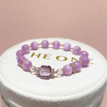 精品*紫鋰輝 x 紫水晶魔方