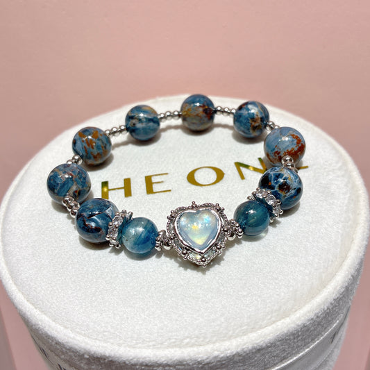 精品*藍彼得石 x 海藍寶