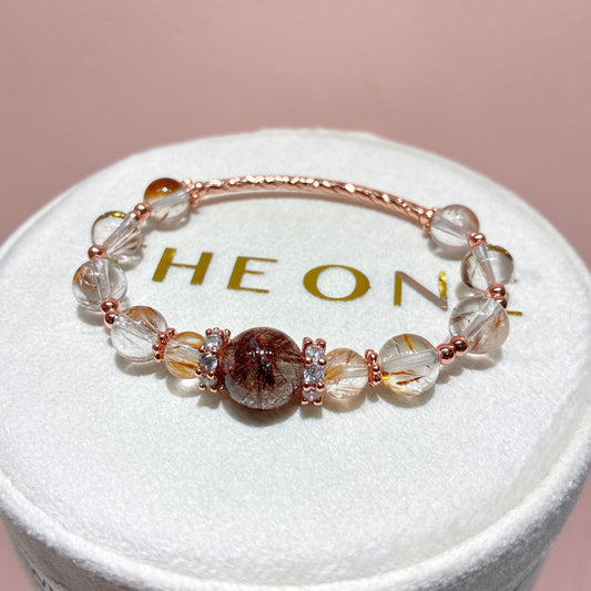 精品*羽毛鈦晶 x 雪霜幽靈髮晶