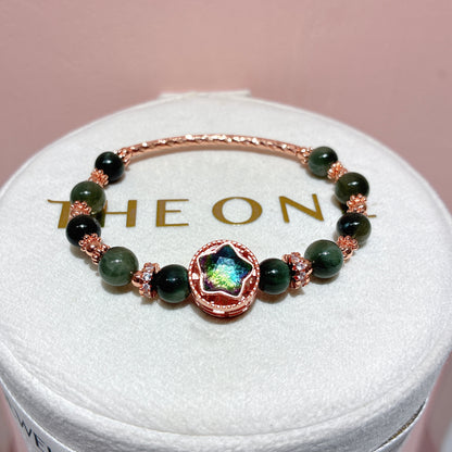 精品*綠髮晶 x 天鐵隕石