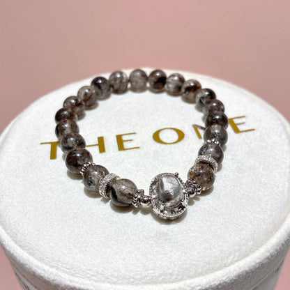 精品*黑閃靈鑽 x 銀鈦晶