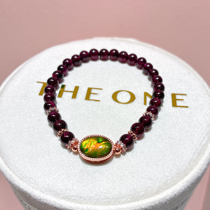 精品*紫牙烏 x 斑彩石