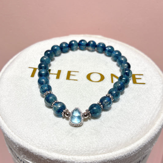 藍晶石共生赤鐵礦 x 海藍寶葫蘆