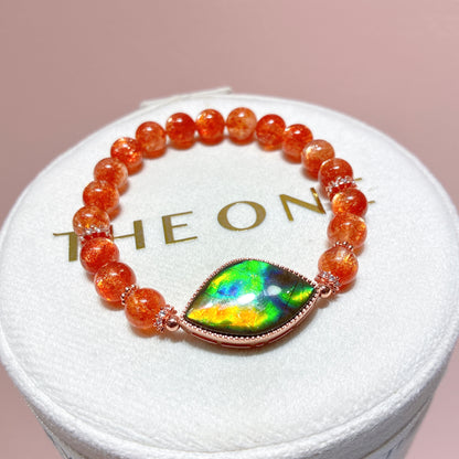 精品*金草莓太陽石 x 斑彩石