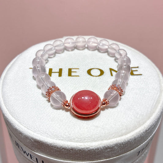 精品*莫桑比克粉晶 x 紅紋石