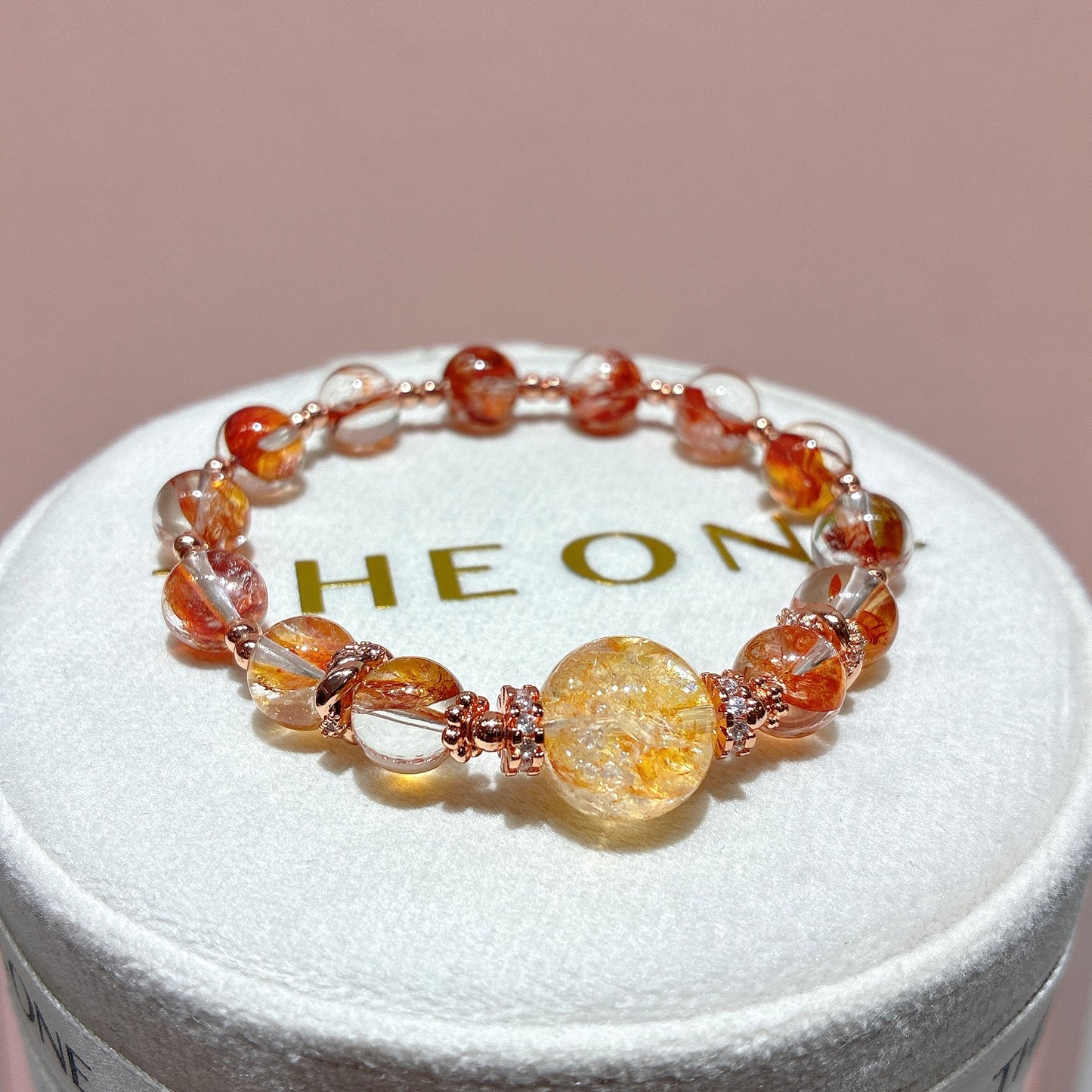 精品*橙紅膠花 x 金魚黃膠花