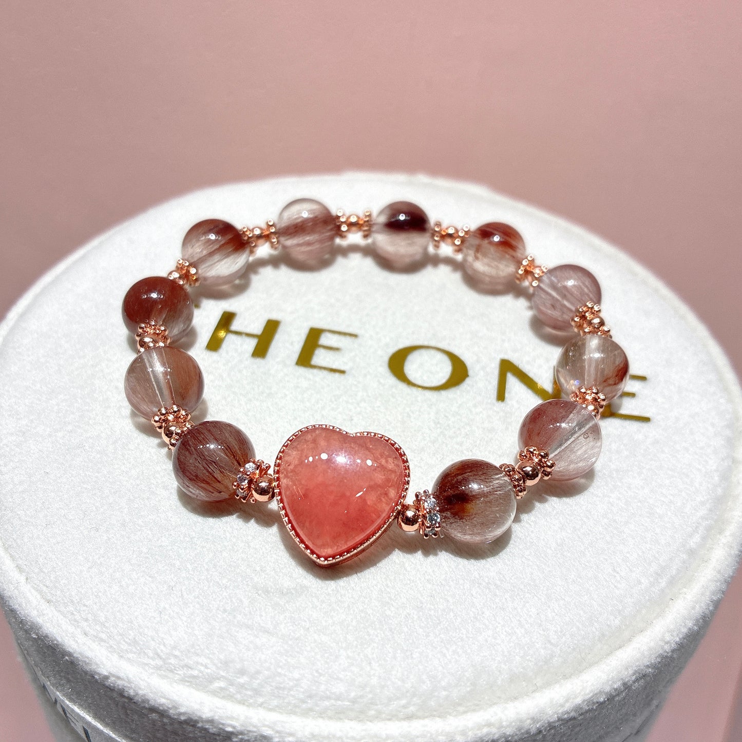 精品*橙兔毛 x 紅紋石