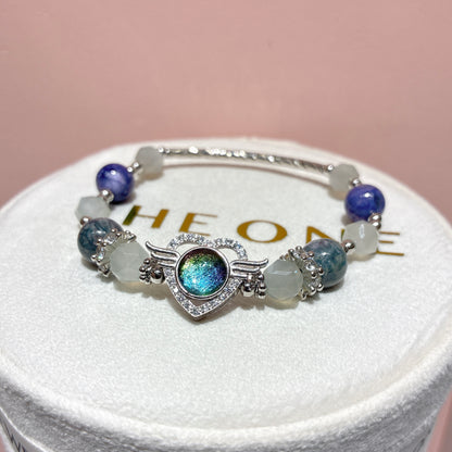 精品*彩月亮石 x 瑞典天鐵