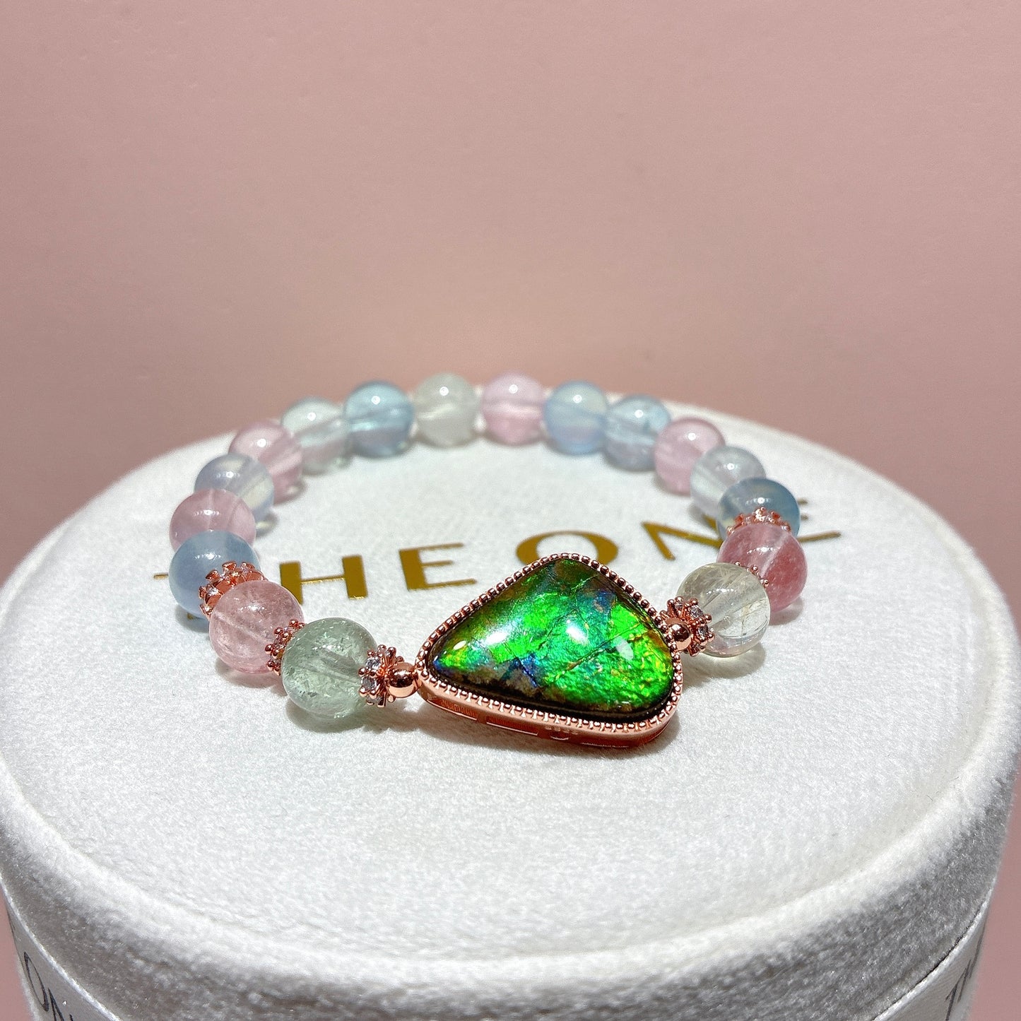 精品*冰種摩根石 x 斑彩石