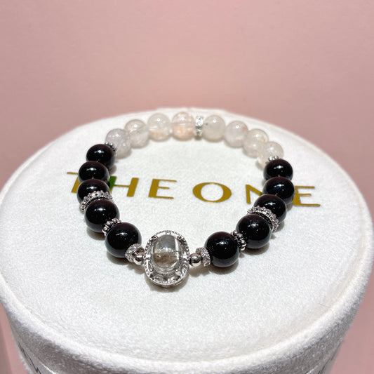 精品*黑碧璽 x 銀鈦晶