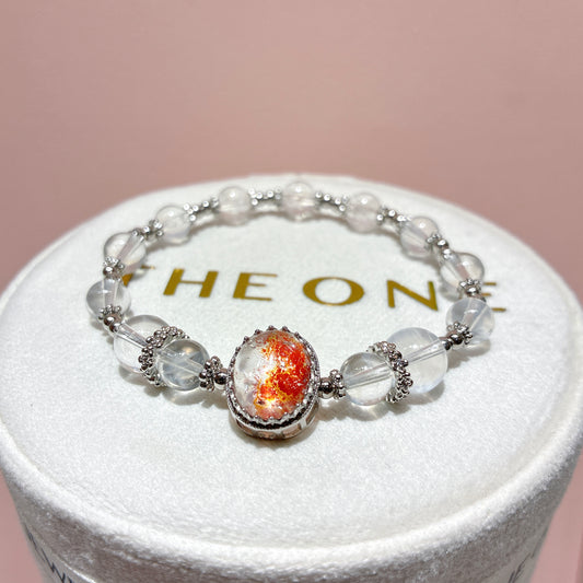 頂級*藍針石 x 錦鯉膠花