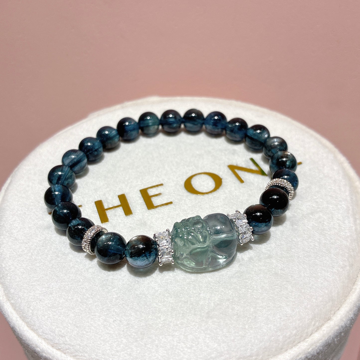 頂級*魔鬼海藍寶 x 螢石貔貅