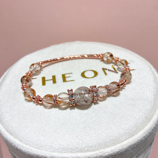 精品*羽毛鈦晶 x 雪霜幽靈髮晶