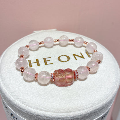 精品*粉幽靈 x 螢石貔貅
