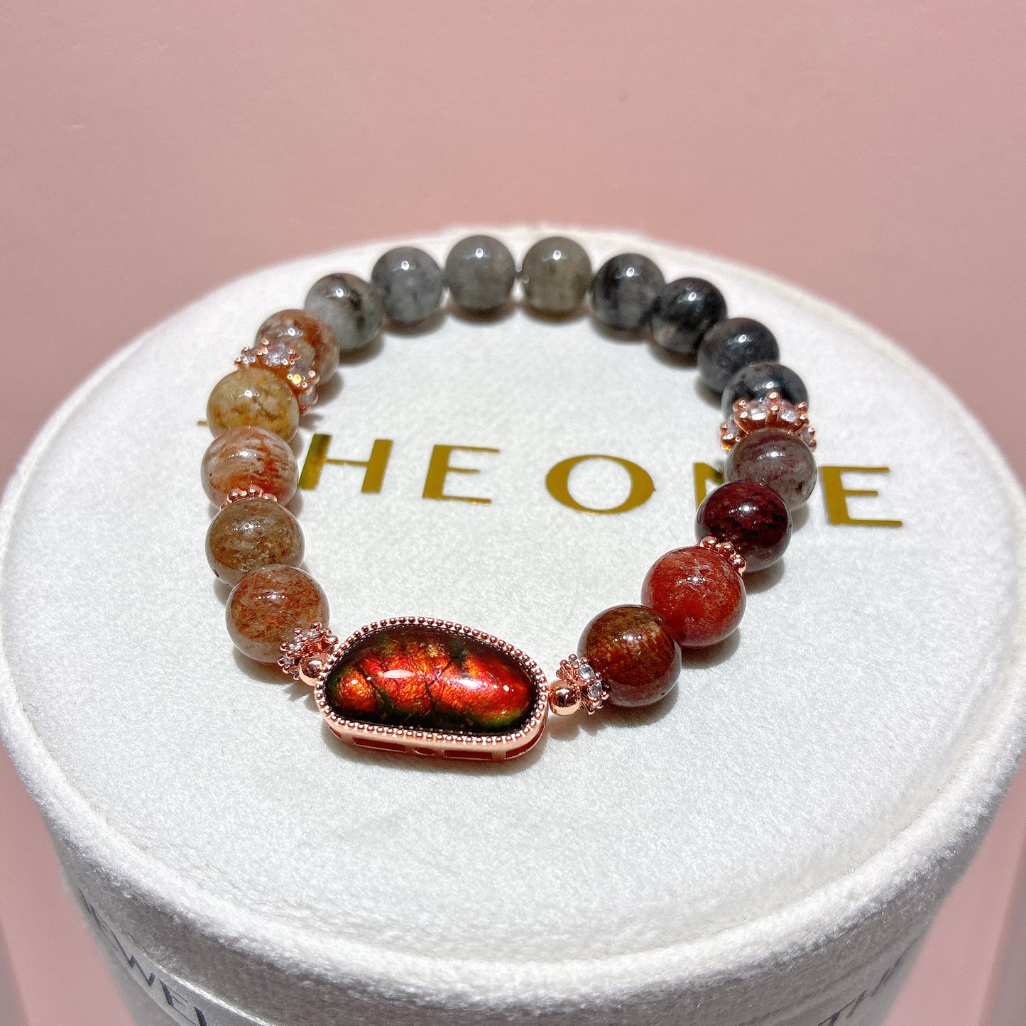 精品*千層彩幽靈 x 斑彩石