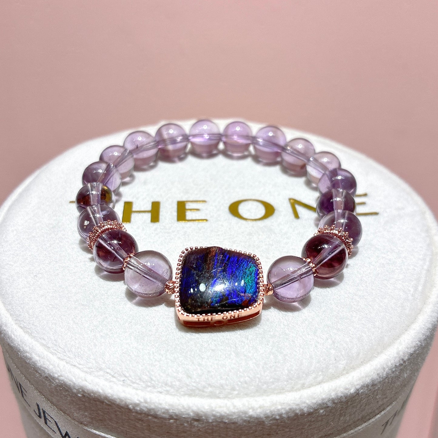 頂級*玻利紫水晶 x 斑彩石