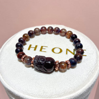 頂級*血滴堇青石 x 堇青貔貅